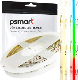 Psmart COB213 LED-Streifen RGB-CCT 24V 840LED/m 5m IP65