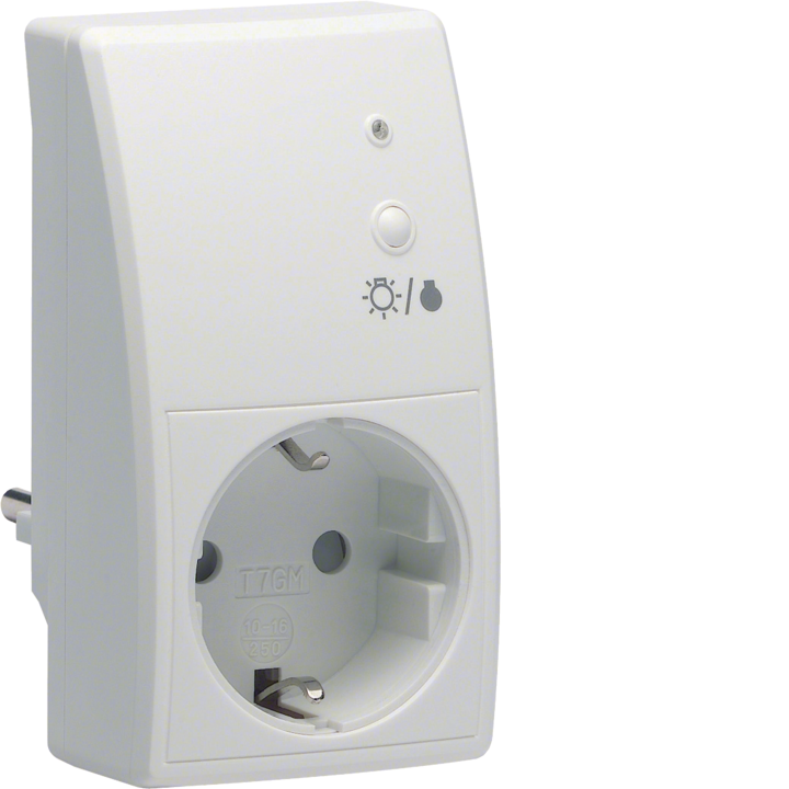 Hager TRC270D RF Plug-In ON/OFF Socket Adapter (German/Schuko)