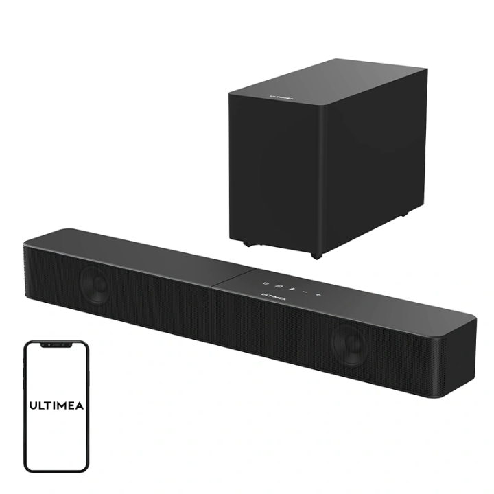Ultimea Poseidon R3T Soundbar with Wireless Subwoofer, 240W Peak Power