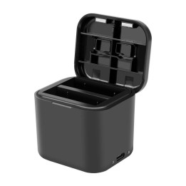 PULUZ PU968B Charger + Memory Card Case for Insta360 Ace / Ace Pro / Ace Pro 2