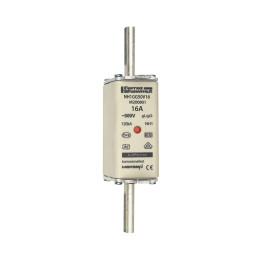 NH fuse-link gG, 500VAC, size 1, 16A double indicator/live tags