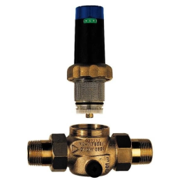 Pressure regulator 315.2 DN50 2 inches to 70°C with pressure gauge for water systems