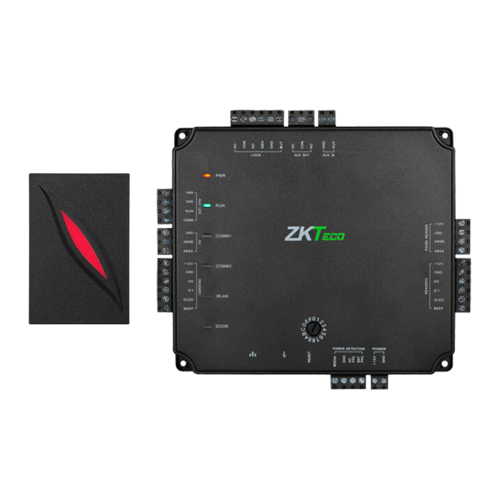 ZKTECO ZK-KIT-ATLAS-100 Комплект контроля доступа – автономный считыватель RFID и контроллер, 125 кГц, TCP/IP, IP65