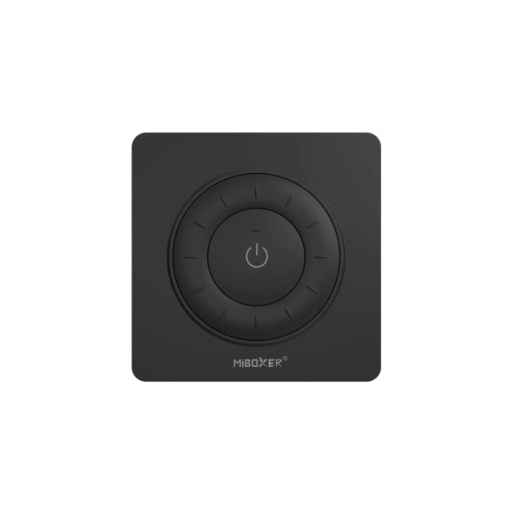 Wall mounted Rotating Wheel Remote MONO/CCT black CR2032 K3
