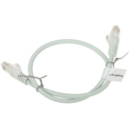 Patchcord RJ45/6/0,5-CU-SZARY 0,5 m Lanberg