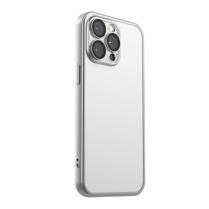 Funda protectora mate Joyroom JR-15Q2 para iPhone 15 Pro (gris)