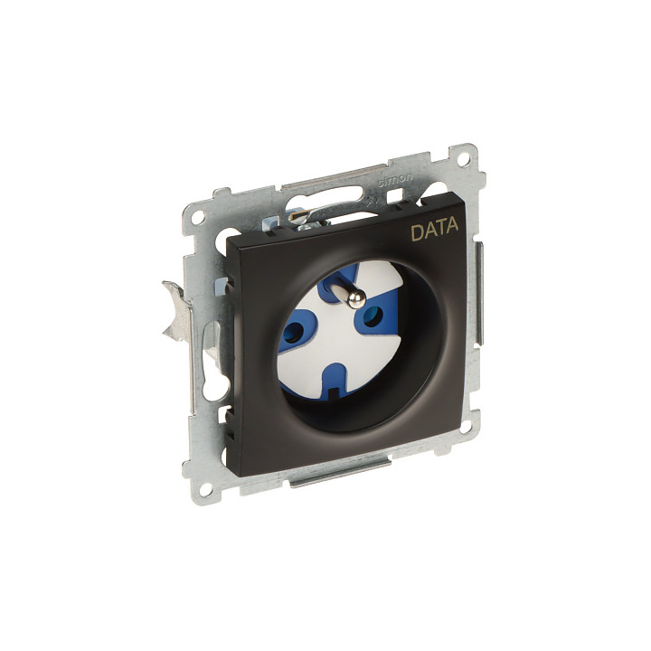 KONTAKT Simon DGD1.01/49-SIMON54 16A 230V Single Wall Socket with Child Lock, Type E