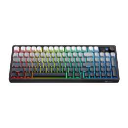 Teclado para juegos ONIKUMA MT902 2.4G (degradado en blanco y negro)