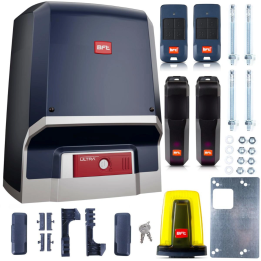 BFT Ares Ultra BT B1000 Комплект для откатных ворот, 24 В, магнитные концевые выключатели, 1000 кг, IP44, 12 м/мин.