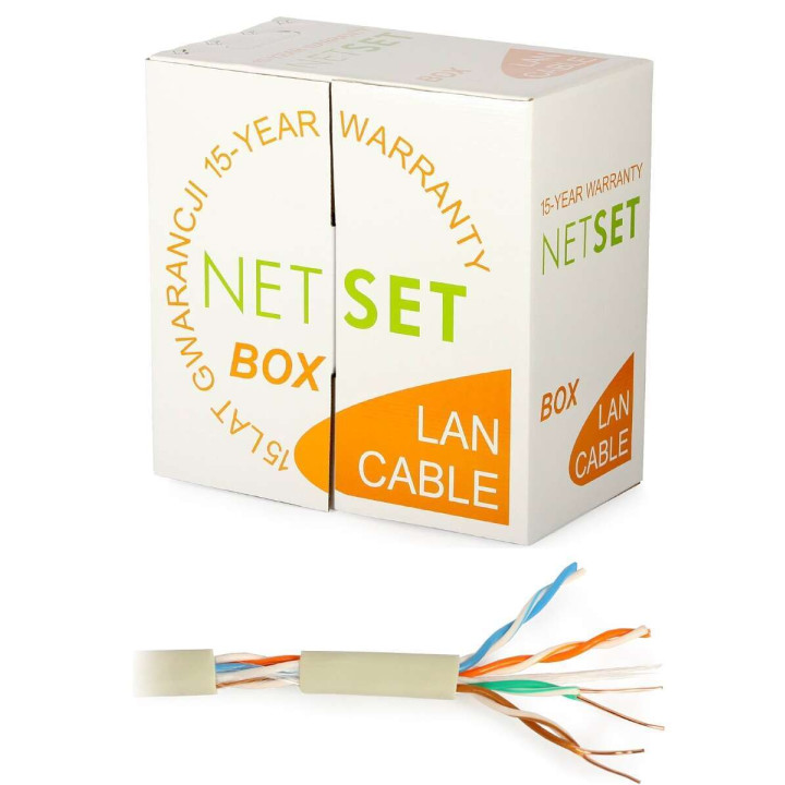 NETSET UTP Cat5e Кабель Катушка 305м