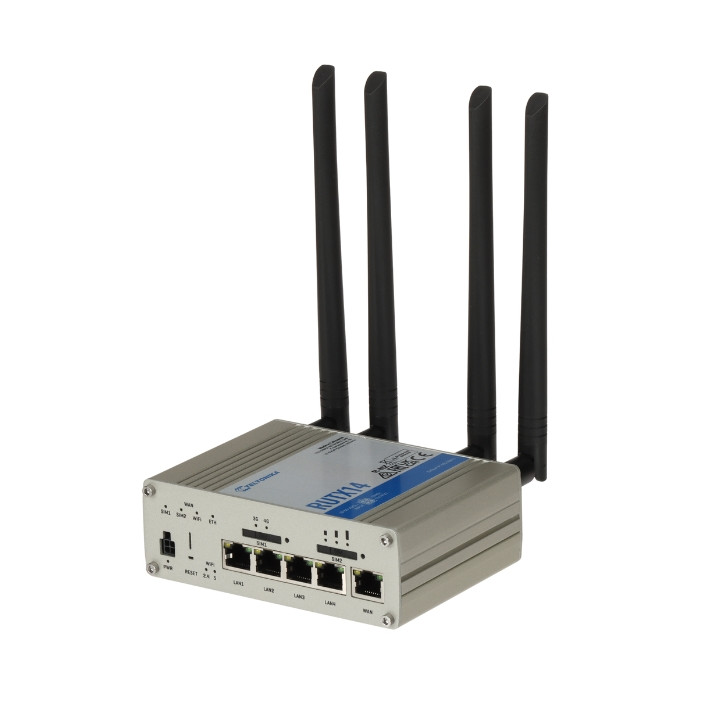 Teltonika RUTX14 Dual SIM 4G LTE Router with Wi-Fi 5, Bluetooth BLE