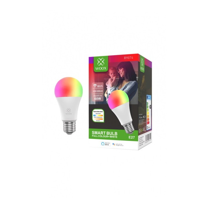 WOOX R9074 Intelligent smart bulb WiFi LED RGB CCT 10W E27