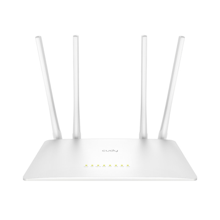 CUDY WR1200 Dual-Band Wi-Fi 5 Router, 300 Mbps + 867 Mbps
