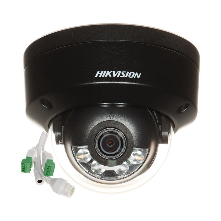 Hikvision DS-2CD2183G2-LIS2U(2.8MM)(BLACK)/PL 8.3MP 4K UHD IP Camera with Smart Hybrid Light and AcuSense