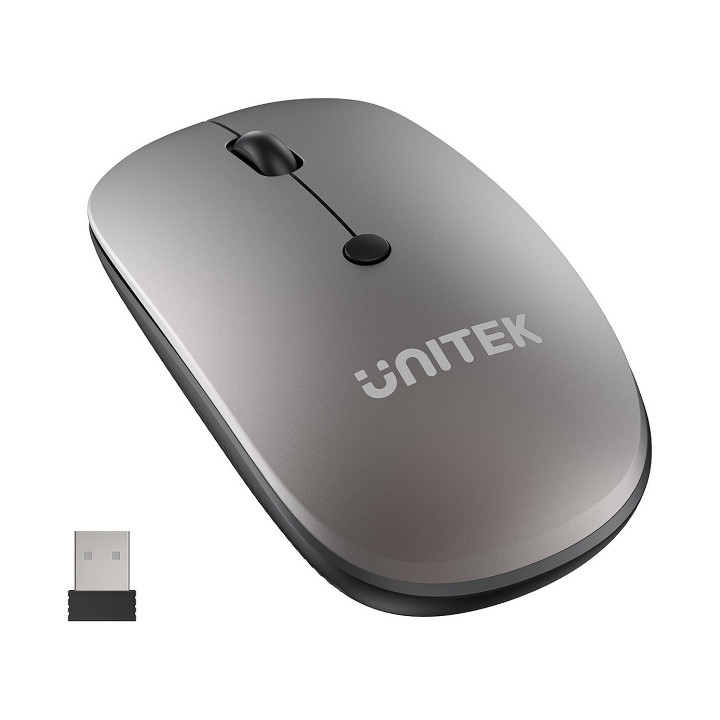 WIRELESS OPTICAL MOUSE T060AGY01 SlimTrack, 1600&nbsp;dpi 2.4&nbsp;GHz UNITEK