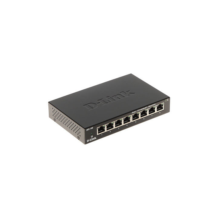D-Link DES-108/E 8-портовый 10/100Mbps коммутатор