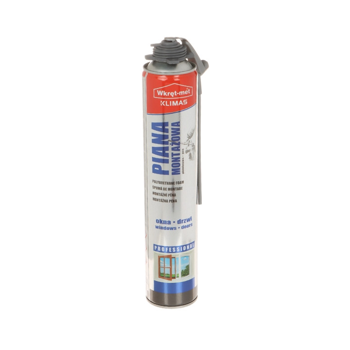 POLYURETHANE FOAM PMPL-900-65L LOW-EXPANSION CAN 880 ml WKRĘT-MET KLIMAS