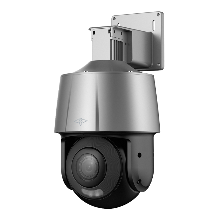X-SECURITY XS-IPSD4905IG-4P-AI 4MP PTZ IP-Kamera mit WLAN, PoE, IP66, 30 m IR, Audio-I/O, microSD bis zu 256 GB