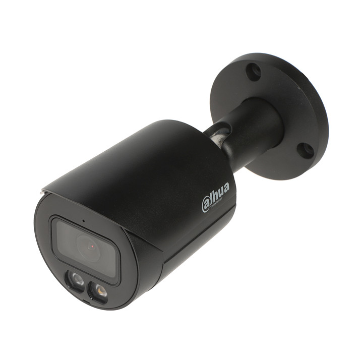 DAHUA IPC-HFW2649S-S-IL-0280B-BLACK 6MP Smart Dual Light WizSense IP Camera, 2.8mm, PoE, Black