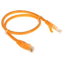 RJ45/6/0.5-ORANGE Cat6 Patch Cable 0.5m Orange
