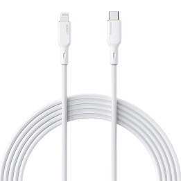 Кабель USB-C — Lightning Aukey CB-SCL1, 27 Вт, 1 м (белый)