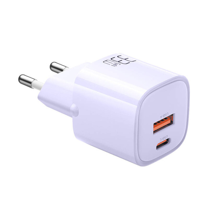 Зарядное устройство GaN 33W Mcdodo CH-0155 USB-C, USB-A (фиолетовое)
