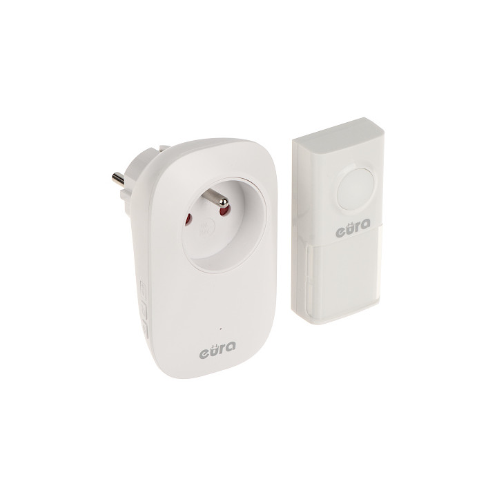 EURA WDP-91H2 Wireless Doorbell with 230V AC Socket