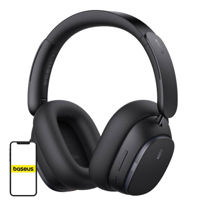 Baseus Bowie H1 Kabellose Kopfhörer Bluetooth 5.2 (schwarz)