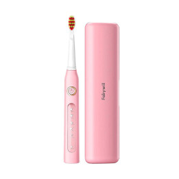 Szczoteczka soniczna z zestawem główek i etui FairyWill FW-507 Plus (różowa)