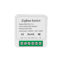 Модуль интеллектуального реле SmartWise Mini ZB (Zigbee 3.0) (16А)