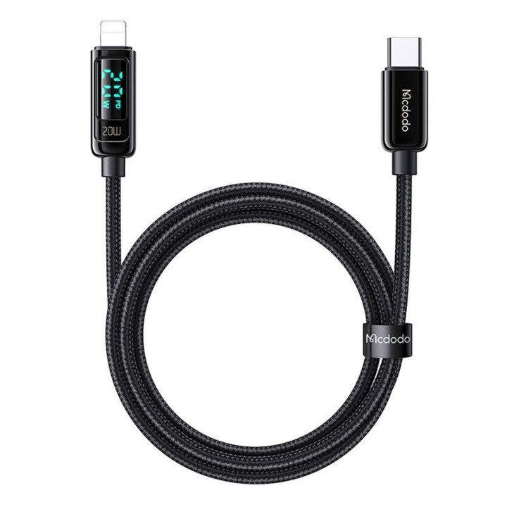 Mcdodo CA-8810 Кабель USB-C — Lightning, 36 Вт, 1,2 м (черный)