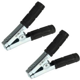 SET OF CROCODILE CLAMPS KRO-600/B*P2 2&nbsp;PCS BLACK KEMOT