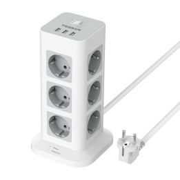 Multiprise Tessan TS-TPS04-DE (blanc)