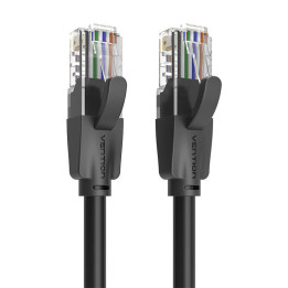 Сетевой кабель UTP CAT6 Vention IBEBI RJ45 Ethernet 1000 Мбит/с 3 м черный