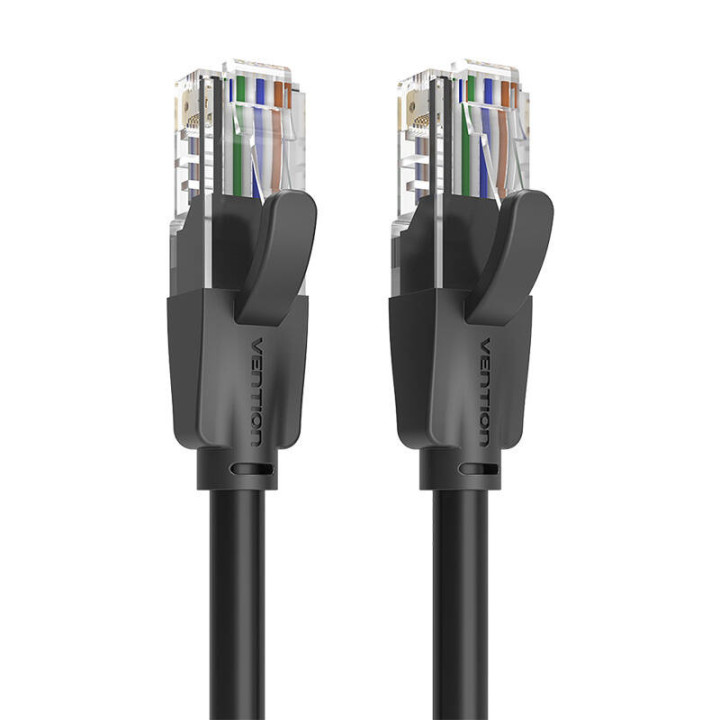UTP CAT6 Vention IBEBI RJ45 Ethernet network cable 1000Mbps 3m black