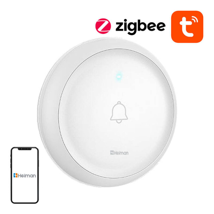 Умный дверной звонок Zigbee Heiman HS2DB Tuya