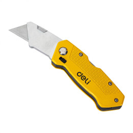 Универсальный нож Deli Tools EDL006Z (желтый)