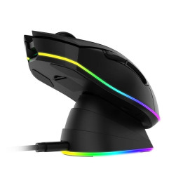 Беспроводная игровая мышь + док-станция для зарядки Dareu EM901X 2.4G (черный)