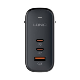 Зарядное устройство GaN USB type-C LDNIO 65 Вт черное