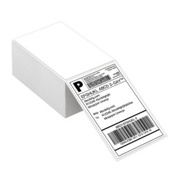 Etiqueta térmica Nelko para impresora de etiquetas PL70E (blanca, 4*6 pulgadas)