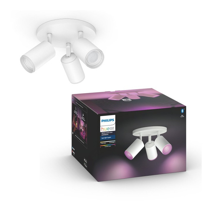 Philips Hue Fugato plate/spiral white 3x5.7W BT