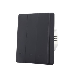 SmartWise B63 UNI Zigbee 3.0 + RF, 3-клавишный интеллектуальный настенный выключатель, универсальная проводка, физическая кнопка