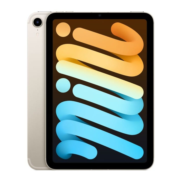 Apple iPad mini A15 64GB Wi-Fi + Cellular Luz de luna (luz de estrellas)