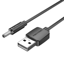 Кабель USB-A to DC 3,5мм jack Vention CEXBG 5V 1,5м черный