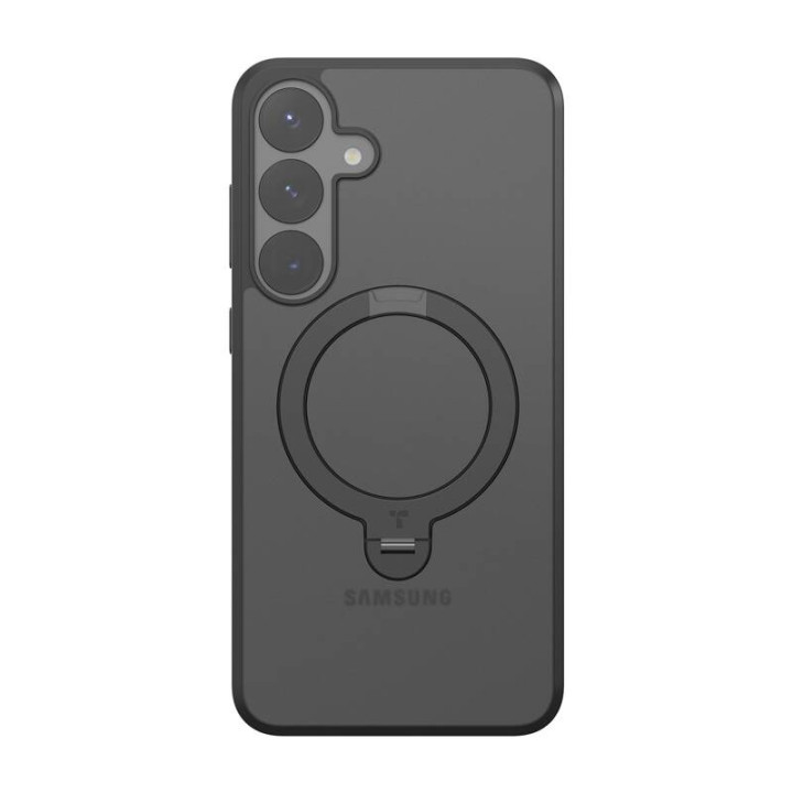Чехол для телефона Torras Ostand Spin Series для Samsung S25 (черный)