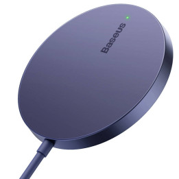 Магнитное беспроводное зарядное устройство Baseus Simple Mini3 15W (Пыльно-фиолетовый)
