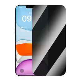 Cristal templado privacidad Baseus Superior para iP 11 Pro/X/XS +kit de limpieza y Easy Stick