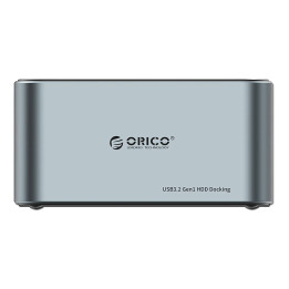 Estación de acoplamiento Orico para HDD / SSD de 2,5" / 3,5", 5Gbps, USB-C a USB-C/A con función de clonación (negro)