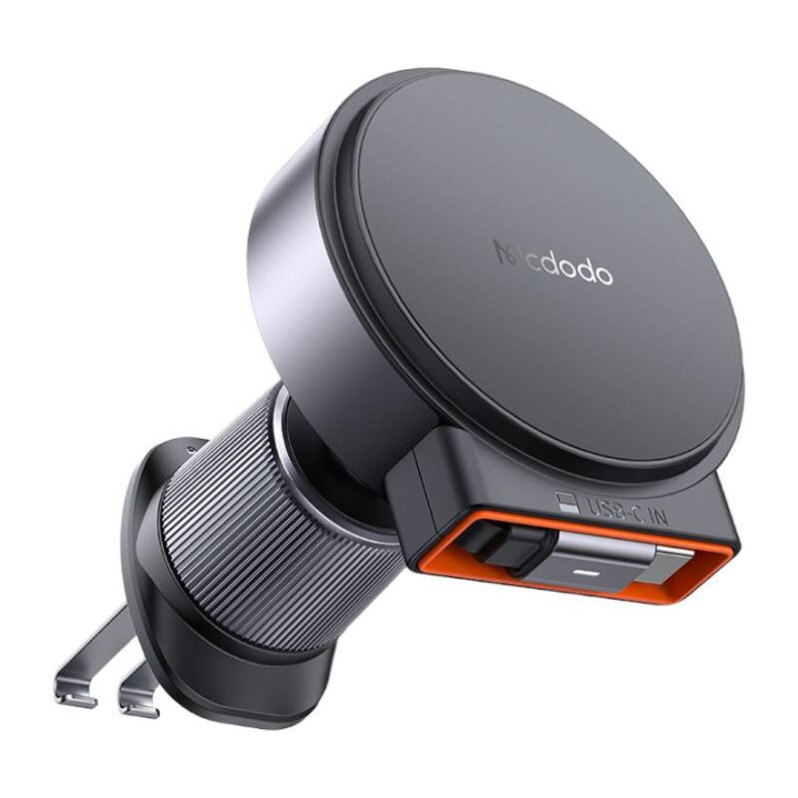 Cargador de coche inalámbrico con cable USB-C retráctilMcdodo CH-3000, 15W (negro)