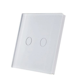 Беспроводной сенсорный переключатель SmartWise TEREM2W Bluetooth (eWeLink-Remote), белый, 2 кнопки